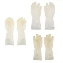 1 пара эластичных одноразовых резиновых перчаток, растяжимые рукавицы, Профессиональные парикмахерские перчатки для окрашивания волос, аксессуары для парикмахерских салонов