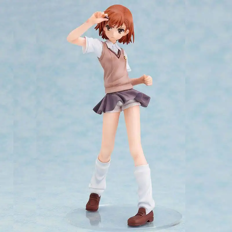 Новинка 18 см электро мастер Toaru Kagaku no Rail Gun Mikoto Misaka экшн Фигурка Игрушка Аниме Toyes в