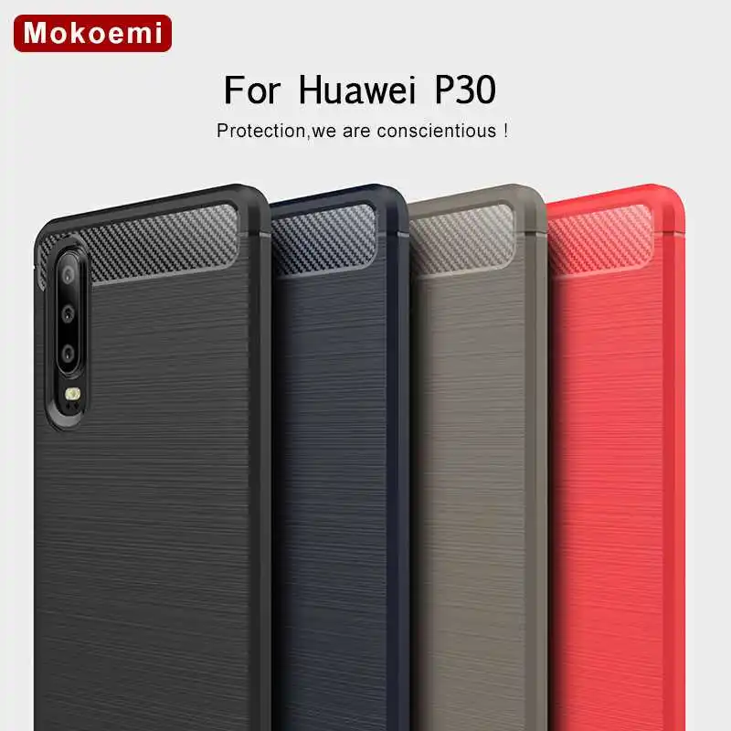 

Mokoemi Fashion Shock Proof Soft Silicone 6.1"For Huawei P30 Case For Huawei P30 cell Phone Case Cover
