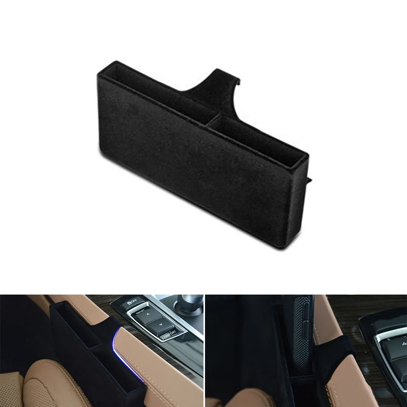 

Plush Interior Pocket Storage Organizer Car Armrest Box For Bmw 7 Series 2011
