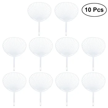 

10pcs/pack Creative Plastic White Durable Japanese Fan Uchiwa DIY Kit Fan Framework for Crafts Gifts Hand Fan Making