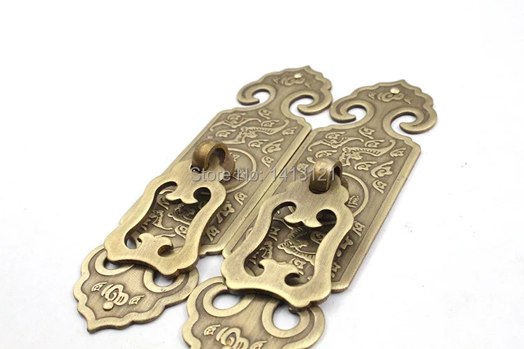 الخفافيش الصينية العتيقة بسيط مقبض درج الأثاث الأجهزة خزانة مجلس الوزراء خزانة مقبض الباب خزانة الرجعية مخروط سحب