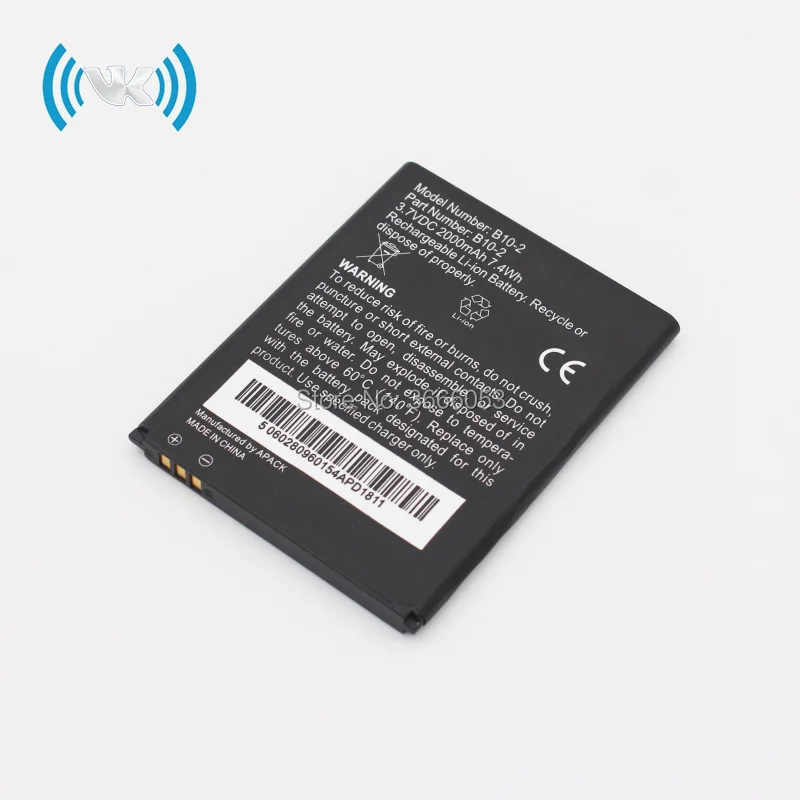

VK New 2000mAh/7.4Wh 3.8V B10-2 Replacement Battery for Caterpillar B15 B15Q CAT B15 AM Rechargeable Li-polymer Bateries Bateria