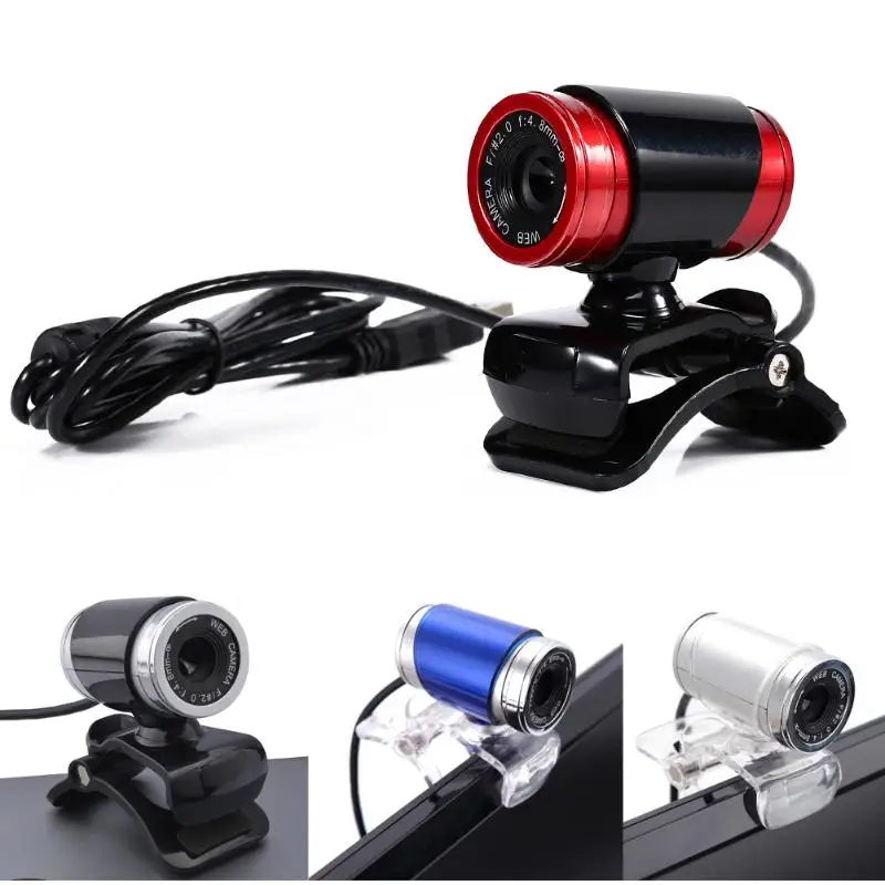 Веб-камера USB 12 мегапиксельная камера высокой четкости веб-камера 360 градусов микрофон клип-на для Skype настольный компьютер камера высокого качества