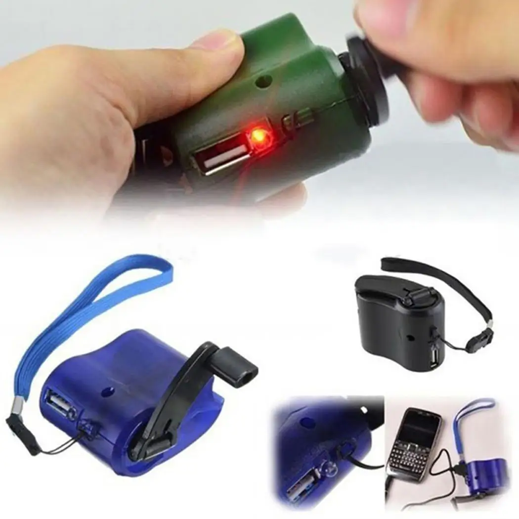 

Emergency Charger Durable Practical USB Charging DC5.5V Home 600mAh