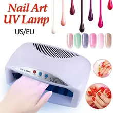 54 Вт Сушилка для ногтей Светодиодная УФ-лампа для ногтей Гель-лак отверждаемая лампа с таймером лампа для ЖК-дисплея для сушки ногтей