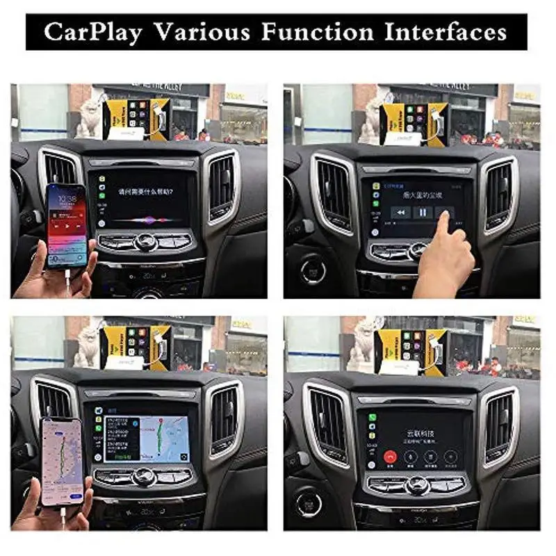 Нейтральный без торговой марки Android навигация Carplay модуль Apple авто телефон
