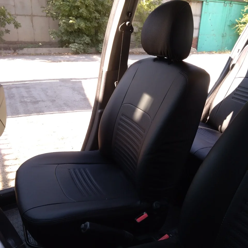 Для Nissan Terrano D10 2012 2016 Комплект модельных авточехлов из экокожи (для а/м с