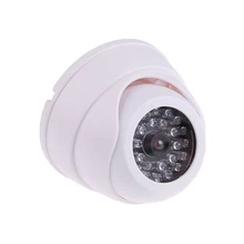 Муляж Камеры видеонаблюдения Купольная Камера со светодиодной подсветкой из 30 мигающий светодиодный светильник для фасадов зданий, SS