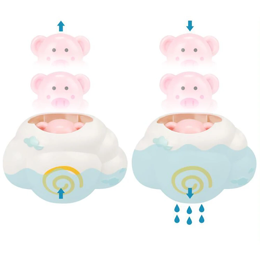 Мягкие игрушки для полива, дождевое облако для малышей, детские игрушки, подарочный набор, BPA, бесплатный детский инструмент для мытья волос(копилка
