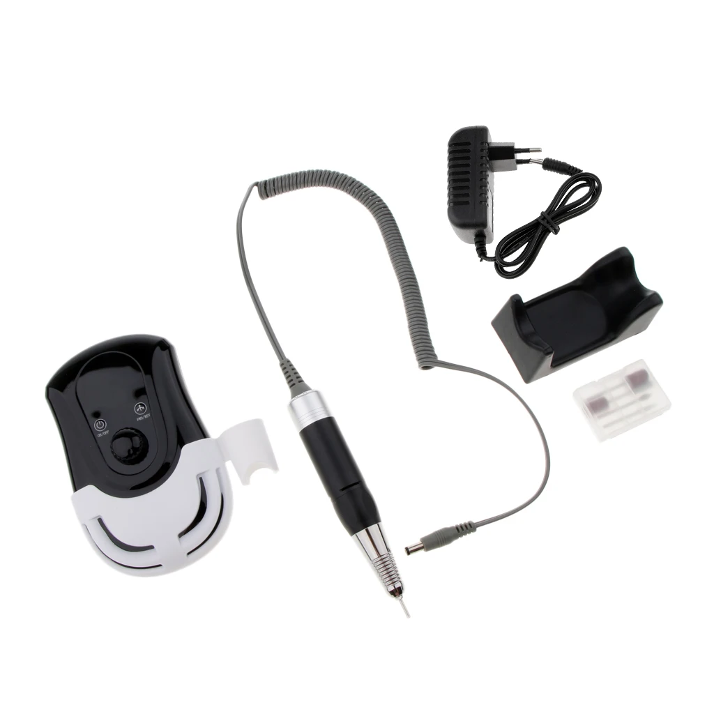 

Professional 30000RPM Electric Nail Drill File Rechargeable Cordless Manicure Machine Set EU Plug
