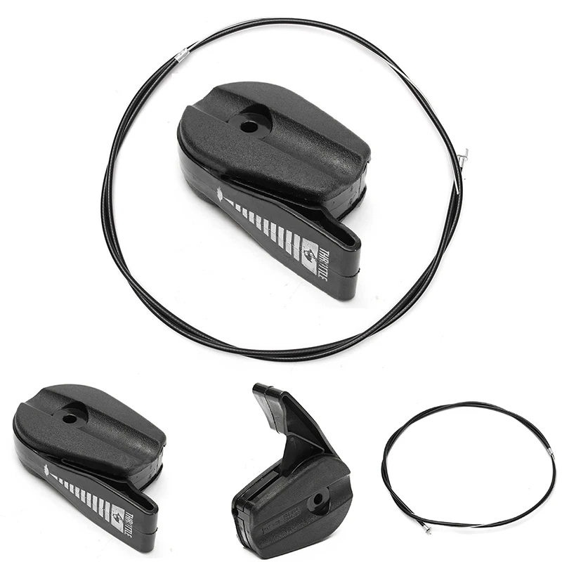 DWZ Black Universal 65'' Lawnmowers Throttle Cable Switch
