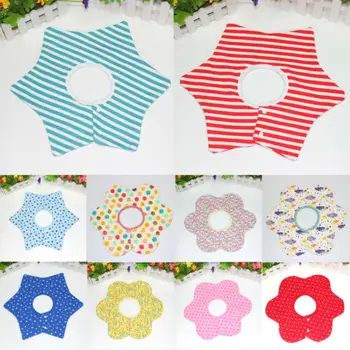 

Baby Kids Boys Girls Flower Waterproof Bibs Toddler Food Catcher Feeding Saliva Apron Towel Kids Toddler Dinner Feeding Bandana