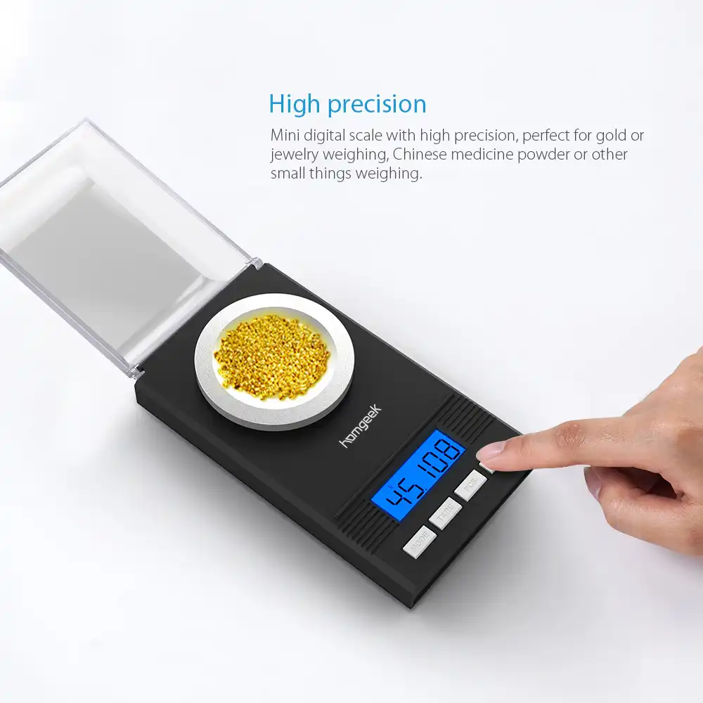 Homgeek 50g//0.001g Mini Electronic Balance Powder Scale Jewelry N7G7
