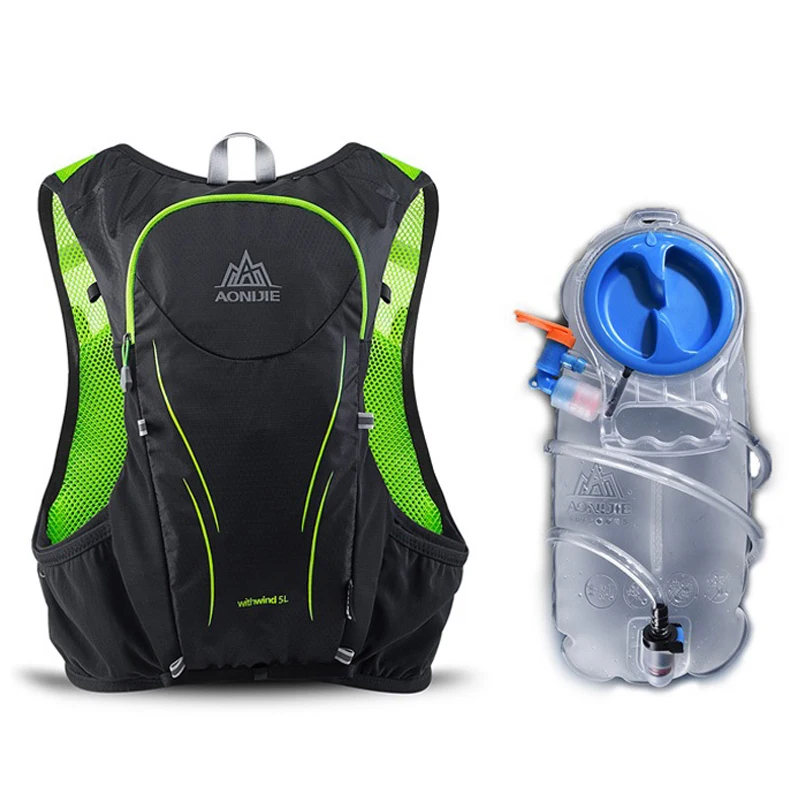 

AONIJIE 5L Hydration Outdoor Sports Backpack Water Bag Running Marathon Cycling Bike Bags Camelback Water Bladder Mochila Hiking