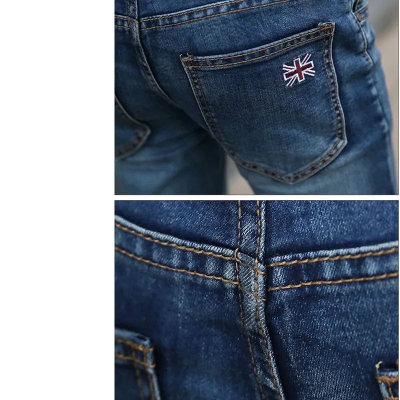 Zollrfea Dropshipping USA Warehouse Men's Harem Jeans Washed Feet Shinny Denim leggings Pants Elastic Waist Pants CB0115