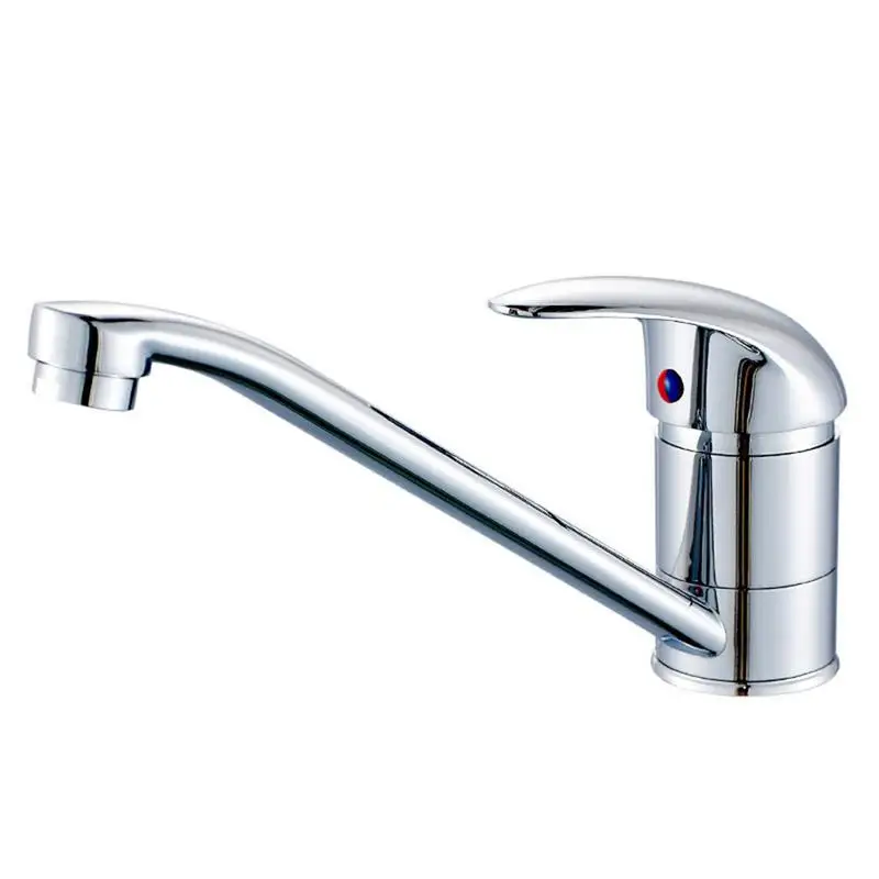 

Copper Faucet 360 Degree Rotating Long Valve Kitchen Sink Hardware Tool For Hot And Cold Water