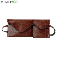 2 шт./компл. новая мода крокодил сумка через плечо на поясе для женщин талии Фанни пакеты нагрудный ремень сумка Элитный бренд кожа