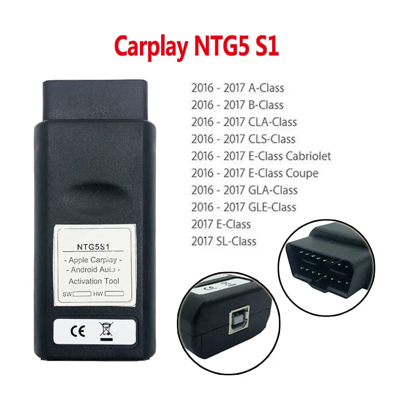 2018 Newest CarPlay for Mercedes Benz NTG5 S1 Apple and Android Auto Activation Tool for NTG5 S1