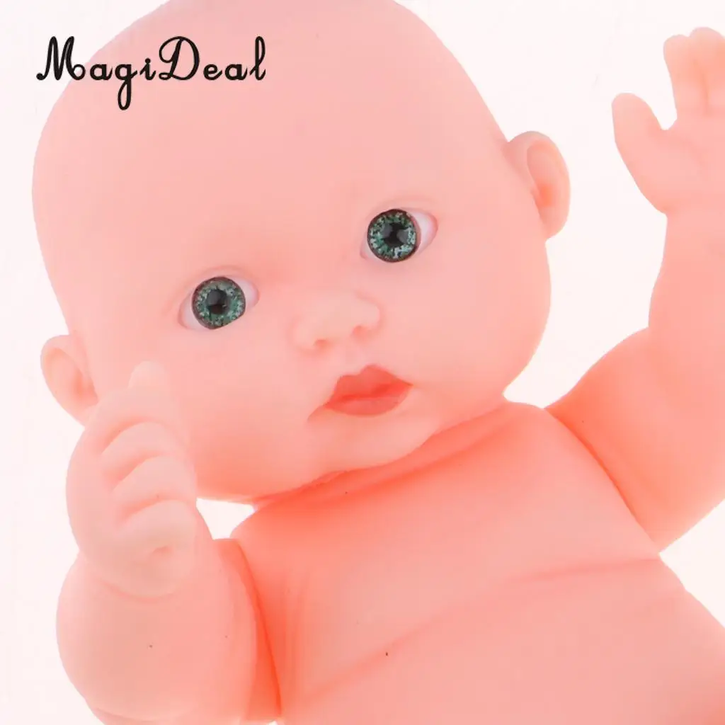 Vinyl Baby Doll Lifelike Newborn Boy Doll Simulation Soft Baby Doll 11cm