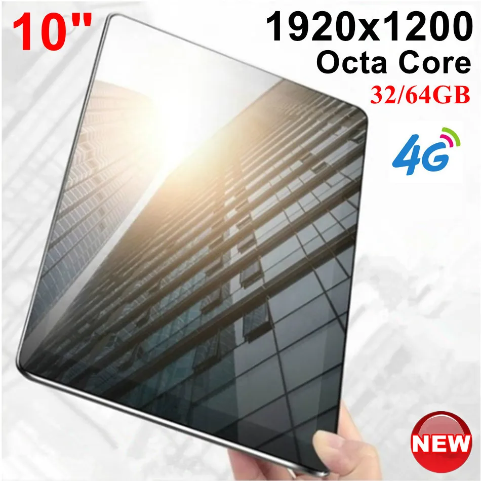 KUHENGAO обновленный! Восьмиядерный 10 дюймовый планшетный ПК с картой 4G LTE мобильный