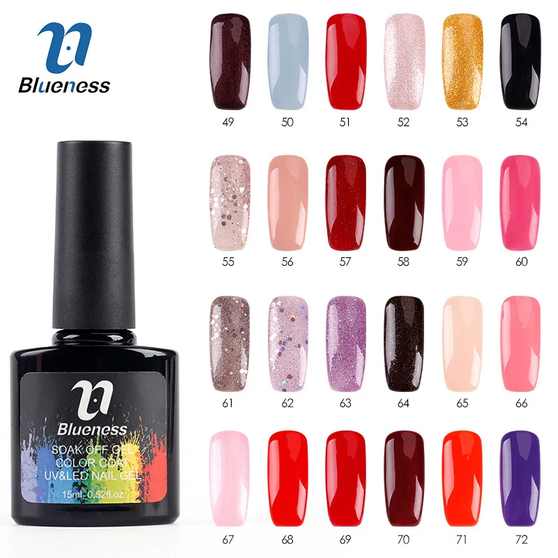 Bluness 26 разноцветный Гель лак для ногтей художественный УФ светодиодный дизайн