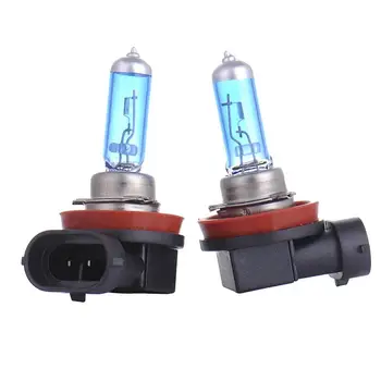 

2Pcs 12V 55W 6000K H11 Car Fog Light Bulb Lamp Super White Car Auto Head Lamp H11 Car Styling for Car Headlight Bulb