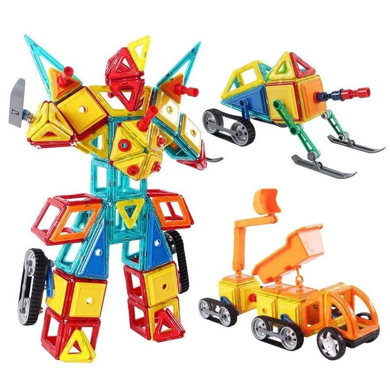 

114 Pieces Mini Magnetic Building Blocks Of Magnetic Pulling Builder 3d Diy Educational Toy Magnet Toy For Kids Children