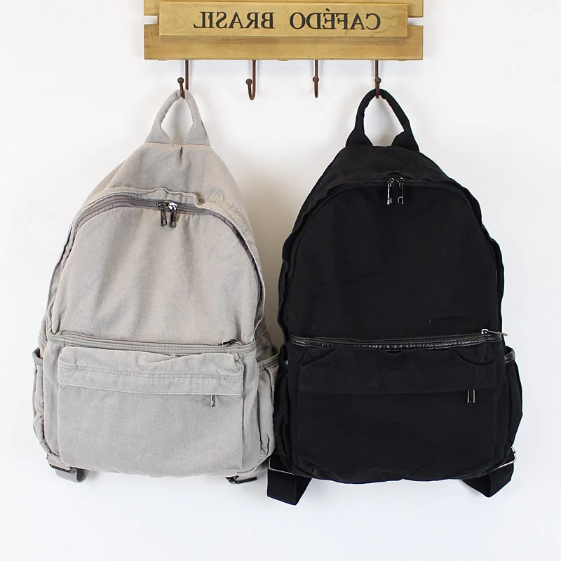 

Korean Art Books Wang Washing Water Canvas Bag For Men And For Women The Simple Leisure Backpack School Bag Sen College