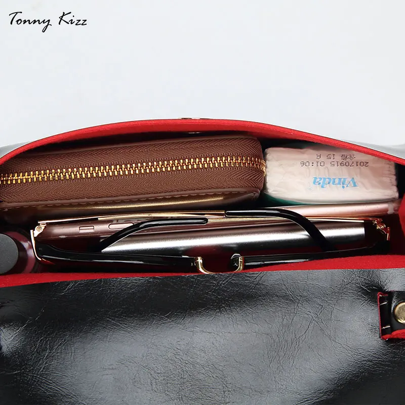 Тонни Kizz crossbody сумки для женщин черный сумка мягкая искусственная кожа дамы