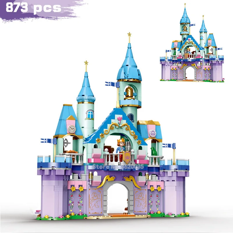 Princess Prince Castle Series Girl Building Blocks Castle Figures Friend Suit Gift For Girl Birthday Present Toys With LEGOingly