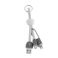 2 в 1 Синхронизация Micro USB IOS зарядное устройство кабель адаптер брелок кабель сердце Sahpe для iPhone samsung Аксессуары для телефонов Android