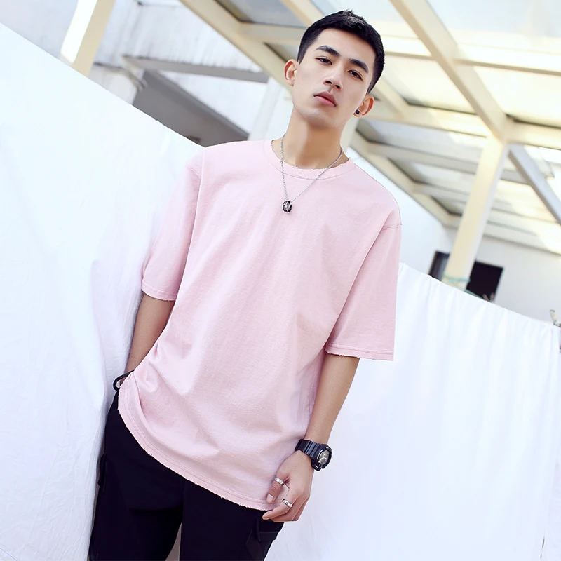 2019 New Short Sleeve Round Neck Pure Cotton T shirts for shirt men slim fit summer top Free shipping 2019 New Short Sleeve Round Neck Pure Cotton T shirts for shirt men slim fit summer top Free shipping