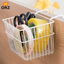 ORZ Home Office Storage Hanging Basket Metal Wire Desk Organizer Hangs Over Office Partition Stationary Organizer Storage Box ORZ Home Office Storage Hanging Basket Metal Wire Desk Organizer Hangs Over Office Partition Stationary Organizer Storage Box