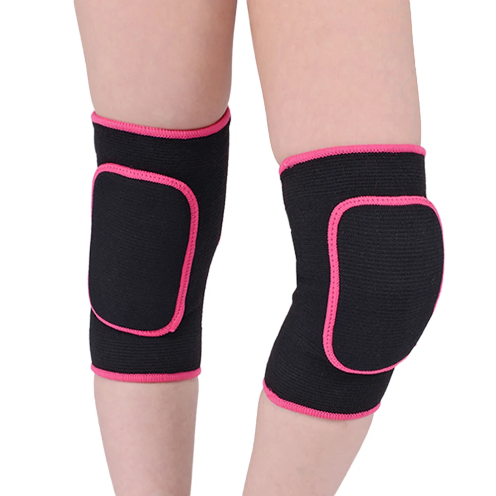 

A Pair of Cotton Knee Pads Knee Support Braces Knee Protector Children's Sponge Dancing for Running Hiking Dancing Sports