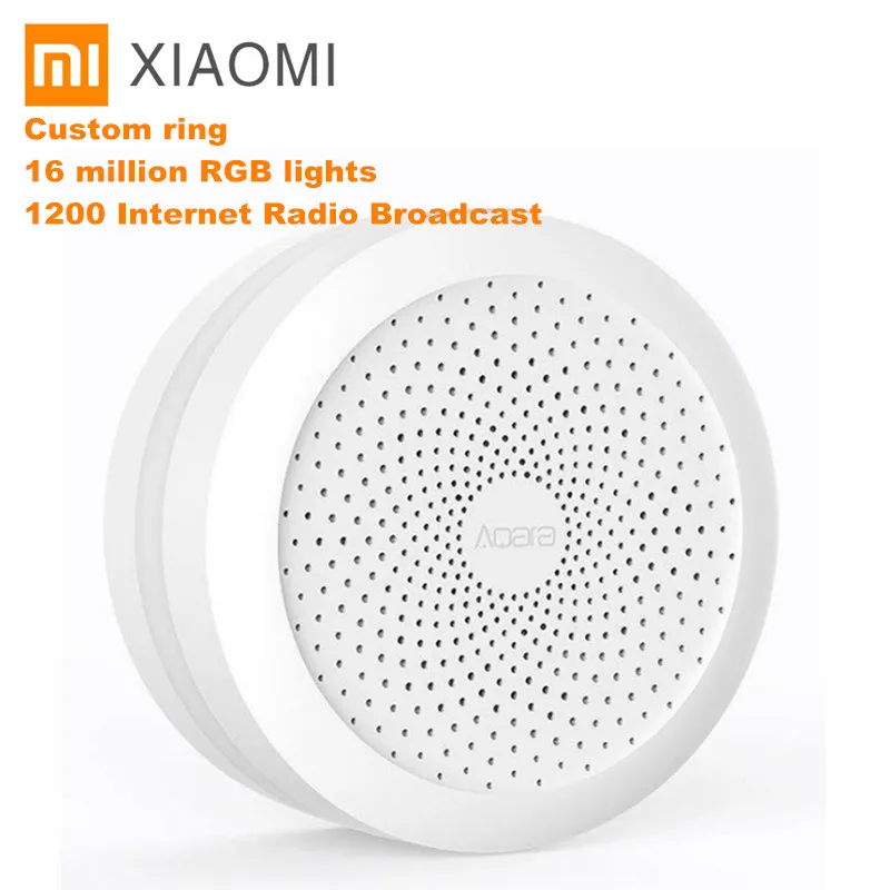 

Xiaomi Zigbee AQara ZHWG11LM Wireless WiFi Zigbee for Home Automation HOMEKIT Version Smart Gateway