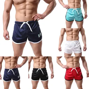 

ZACOO Men Sports Double Layer Lace-up Running Shorts