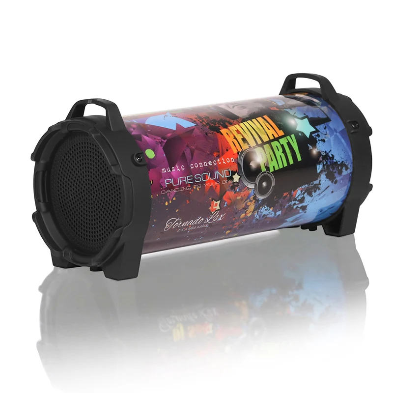 

Bluetooth5.0 portable wireless speaker Outdoor subwoofer High power 8W stereo Super long endurance Have shoulder strap stents fm