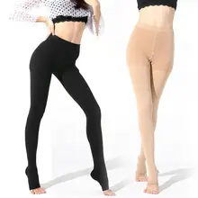 Вторичное сжатие силиконовые Нескользящие колготки эластичные носки с открытыми пальцами