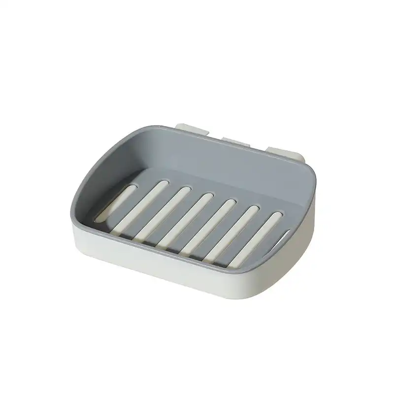 Wall Mount Soap Dish Bathroom Kitchen Suction Up Soap Box Hanging Soap Case C