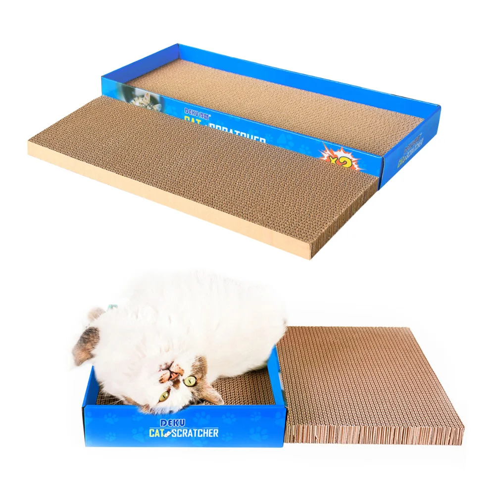 

2Pcs/Set Creative Rectangle Practical Cat Claw Plate Cat Catch Plate for Cats Kitten