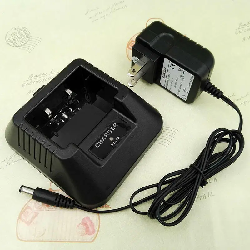 Радио батарея настольное зарядное устройство адаптер питания для Baofeng Uv5r Plus Uv5rb US