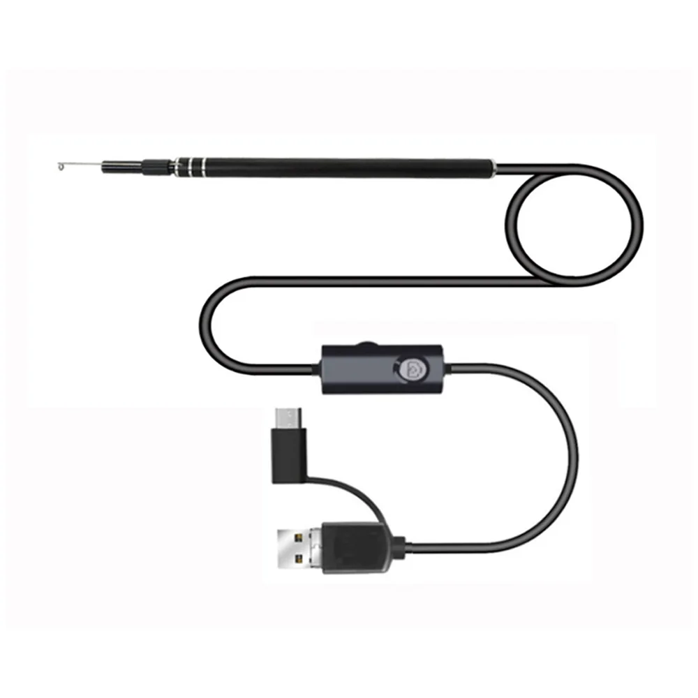 Household 300 000 Display 5.5mm Ear Endoscope Video Medical Safety IP67 Waterproof Camera Easy to Operate Perfect Gifts | Инструменты
