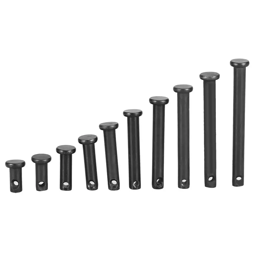 

10pcs M5 Flat Head Black Locating Pins Position Pins with Hole tool