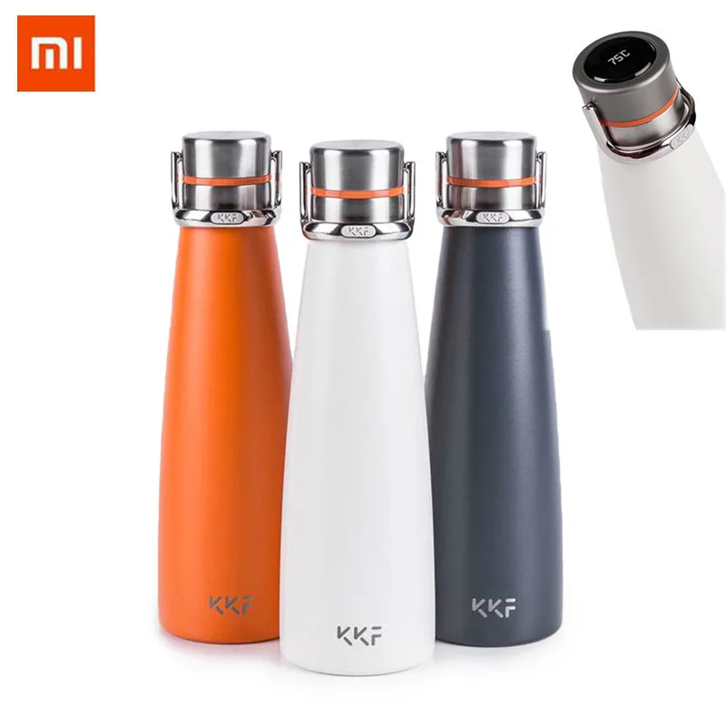 

XIAOMI MiJia kkf KISSKISSFISH SU-47WS-E Smart OLED TEMP Display Vacuum Ther mos Water Bottle Ther mos Cup Portable Water Bottles