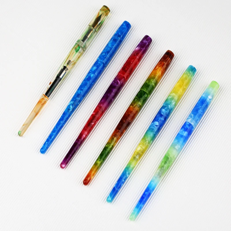 Акриловая перьевая ручка Moonman Penbbs 267 с длинным хвостом Красивая цветная