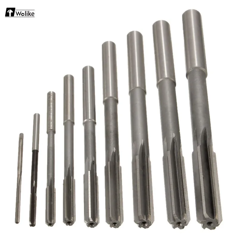 

1Pcs H7 Machine Reamer High Speed Steel Rotating Reamer Tools Core Drill Bit Straight Shank Milling Woodworking Tools 2-10mm
