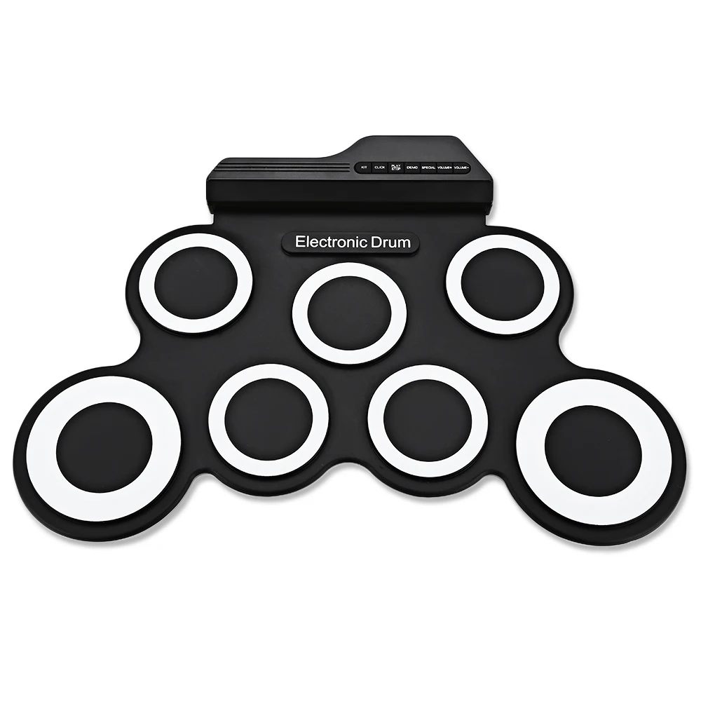 G3002 Портативный USB 7 Pad ручной рулон цифровой барабан комплект со встроенным