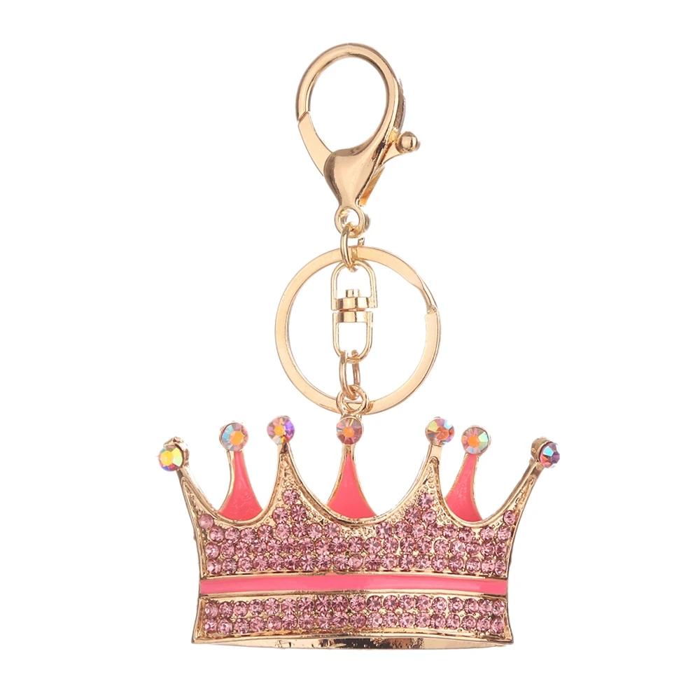 Novelty Charm Imperial Crown Keychain Creative Handbag Key Chain Holder Women Jewelry Giftin