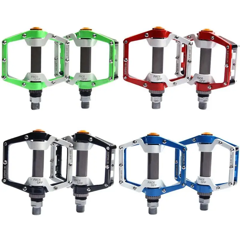 

1 Pair Of High Quality Portable Mountain Bike Bicycle Pedals Nylon Fiber Big Foot Road Bike Bearing Pedals Bicycle Bike Parts